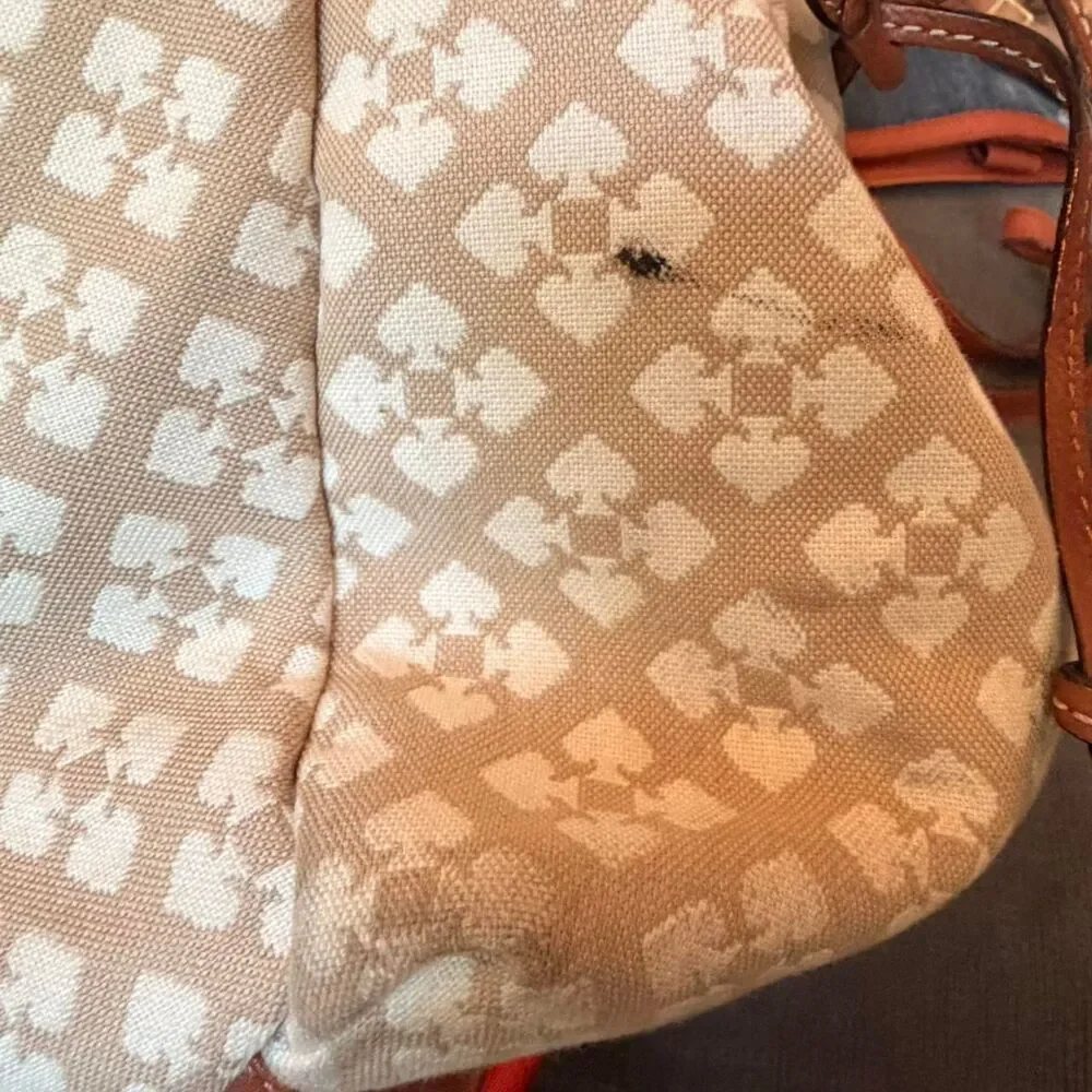 Kate Spade New York Spade Flower Jacquard Canvas Large Tote Diaper Weekender